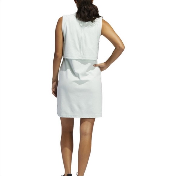 Adidas Aqua Light Blue Teal Game and Go Activewear Athleisure Dress (size M) - Picture 6 of 13